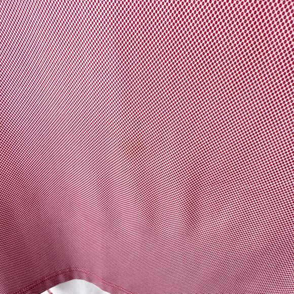 Johnnie O Mens Perforamce Polo Shirt Size XL Golf Summer Active Geo Print Pink - Picture 5 of 6